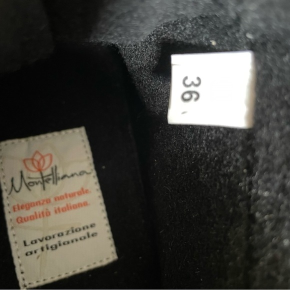 NWT Montelliana 1965 BUCANEVE Fleece Lined Lace Up Boots in Light Grey Suede - Picture 4 of 15